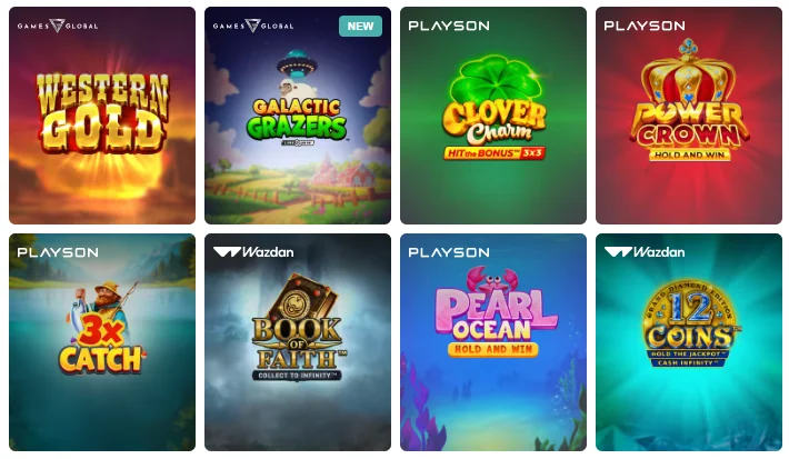 Conquestador Casino games